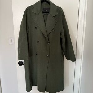 MANGO handmade oversized wool coat